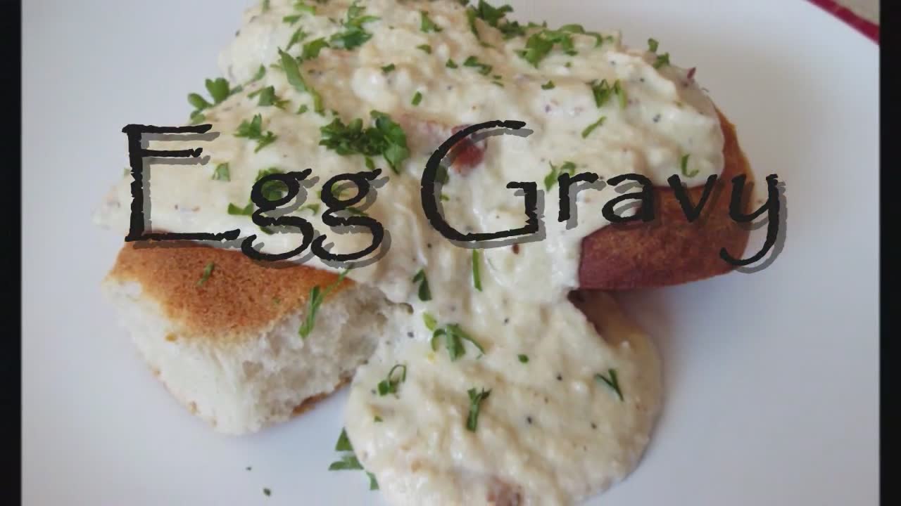 Breakfast Egg Gravy - Bacon Based Recipe