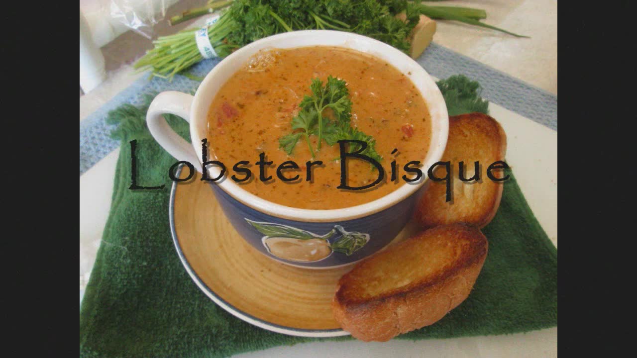 Lobster Bisque with Langostino Lobster Tails
