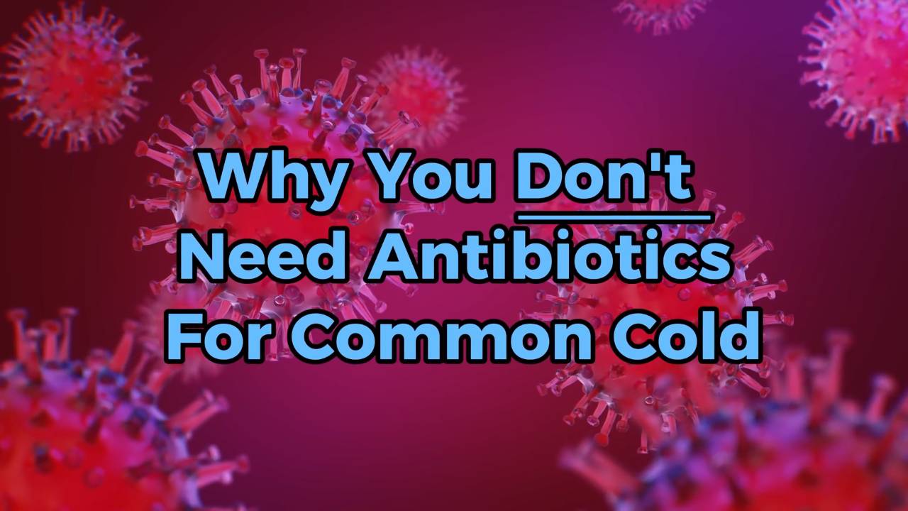 Antibiotics for colds _ Why you’re doing more harm than good 
