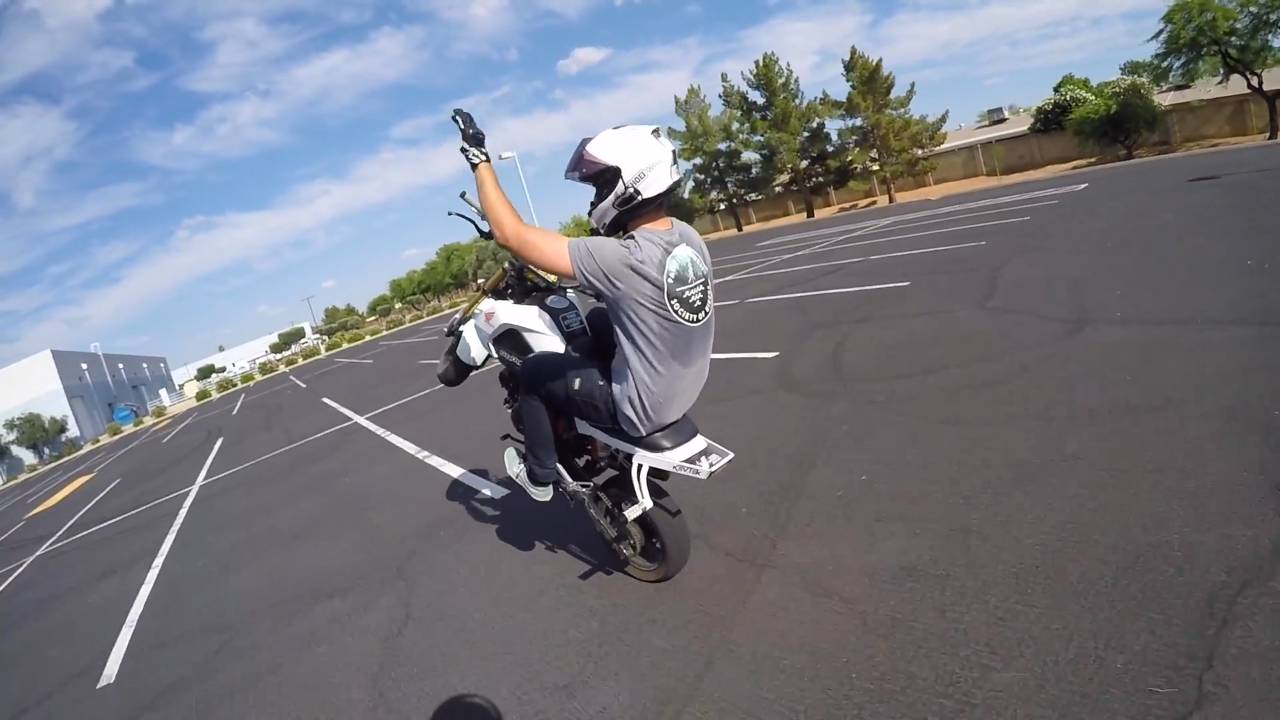 How to wheelie with one hand 