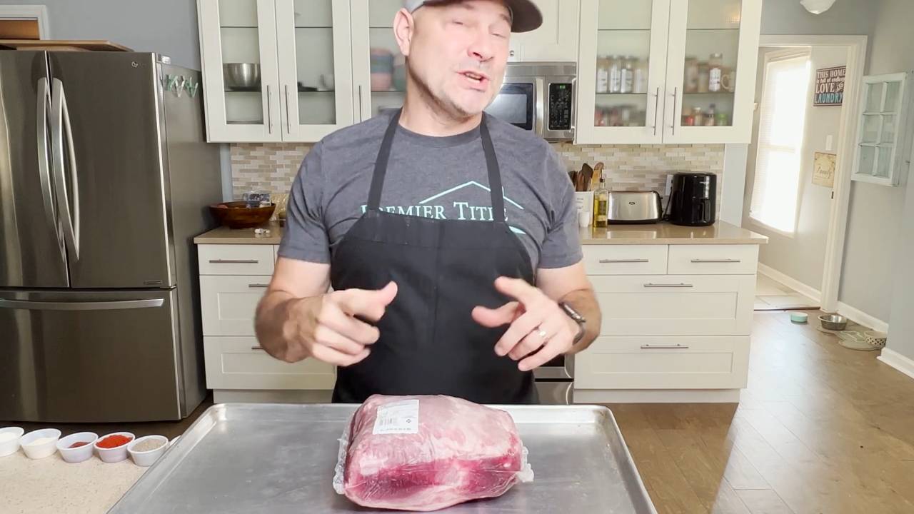 How to smoke a bone in pork butt