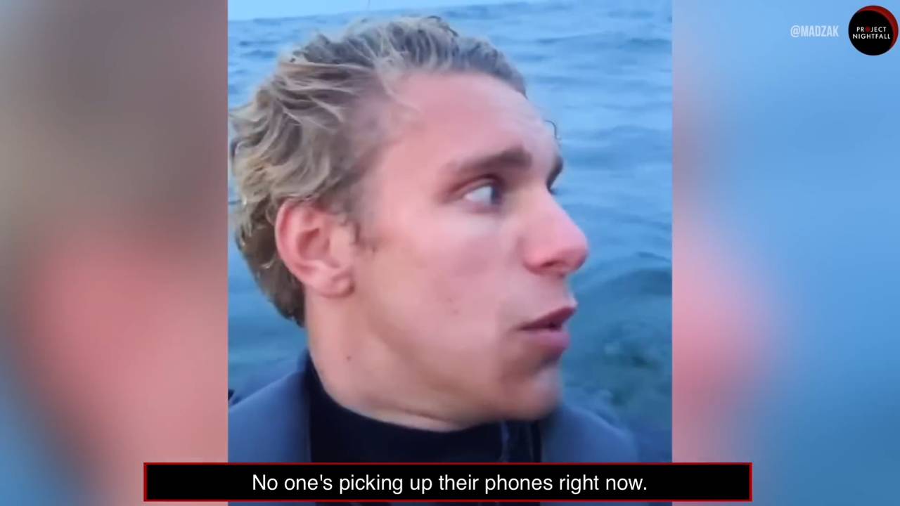 He recorded his final hours in the ocean 
