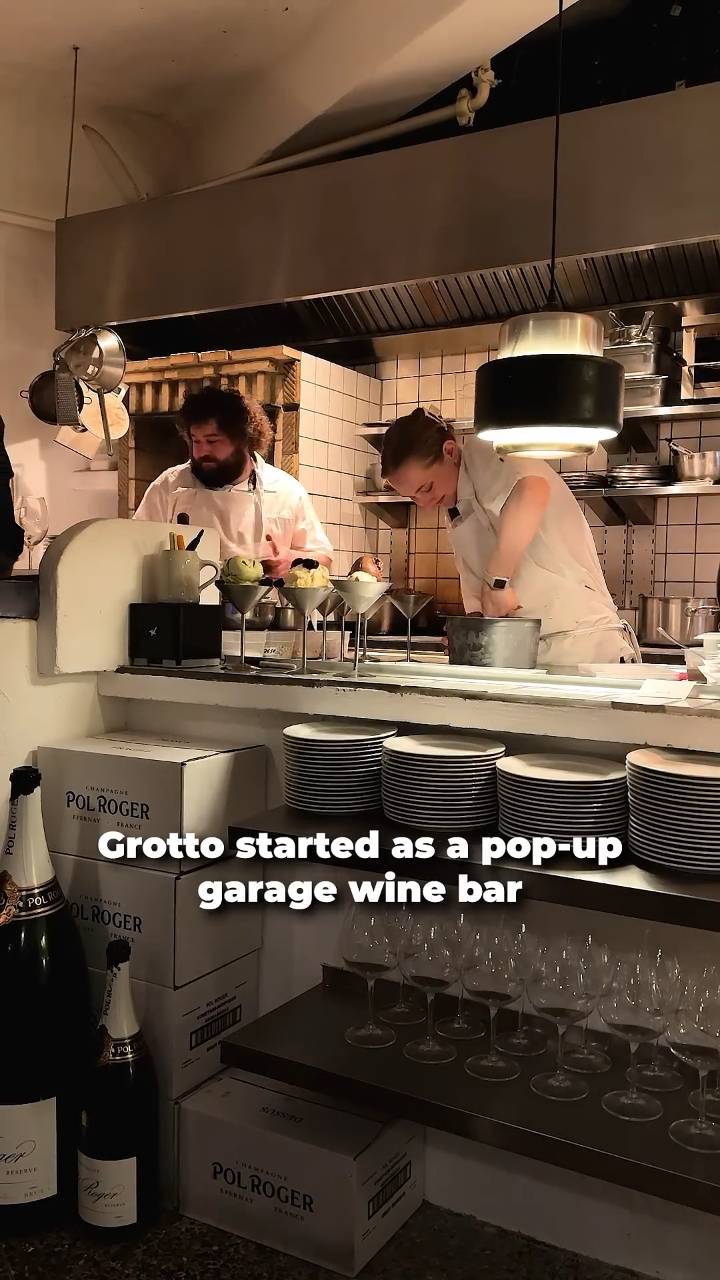Hva et måltid ser ut som på French bistro Grotto i Oslo
