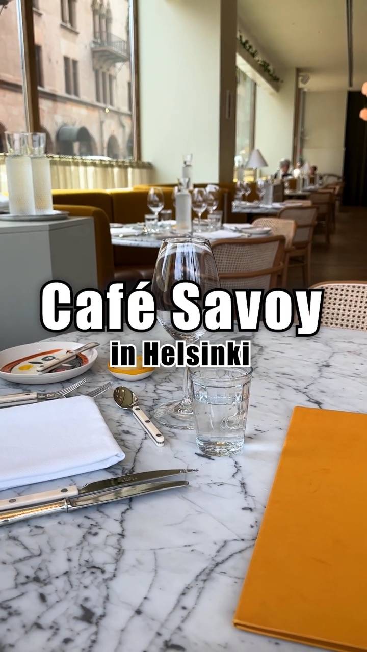 Café Savoy i Helsinki, Finland – dette får du servert