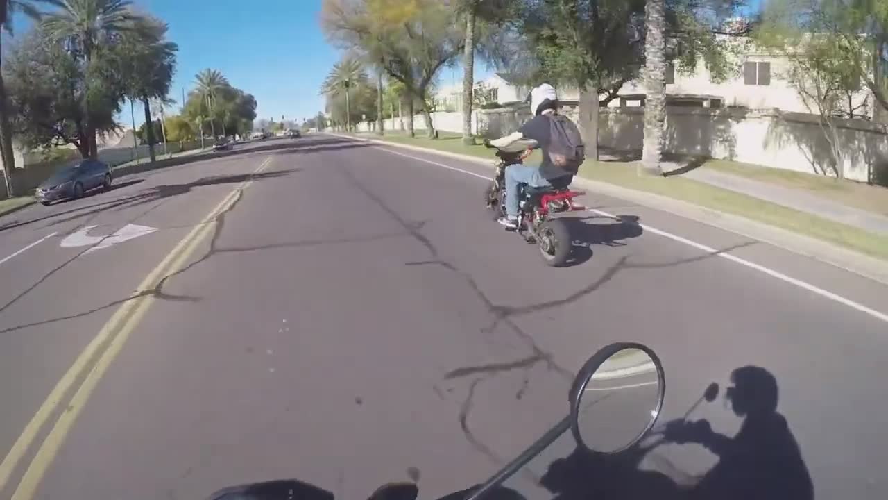 Multiple motorcycle balancing tricks