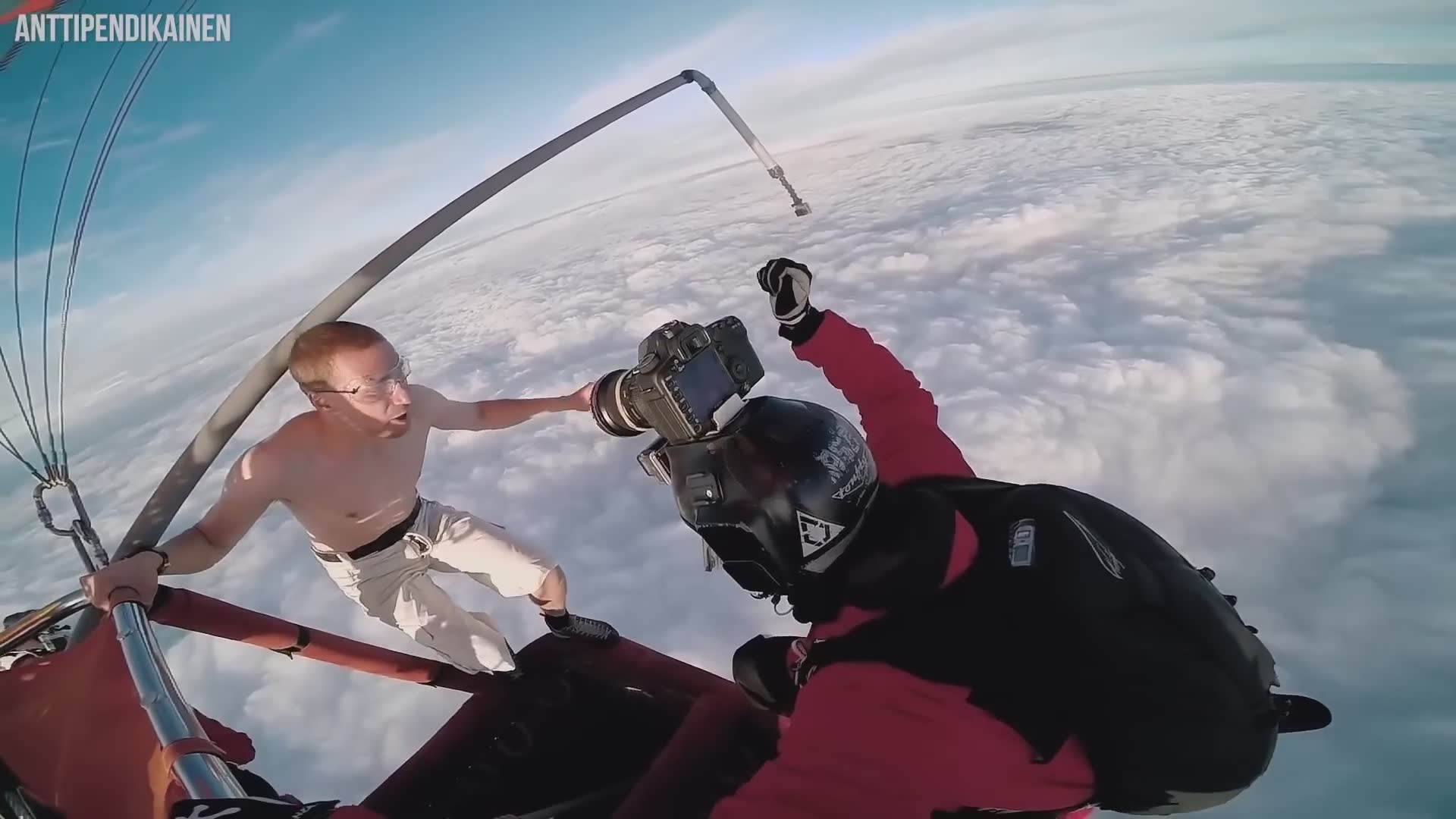 Daredevil's emergency mid-air rescue