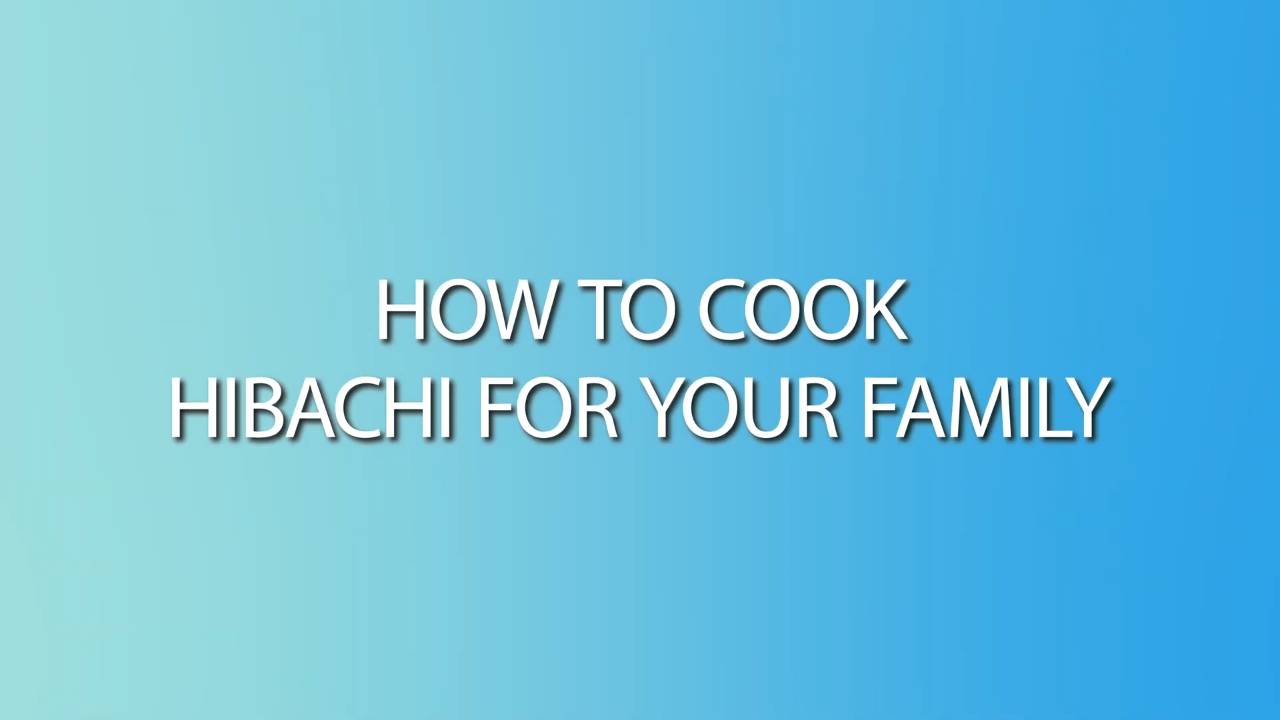 Japanese steakhouse cooking at home