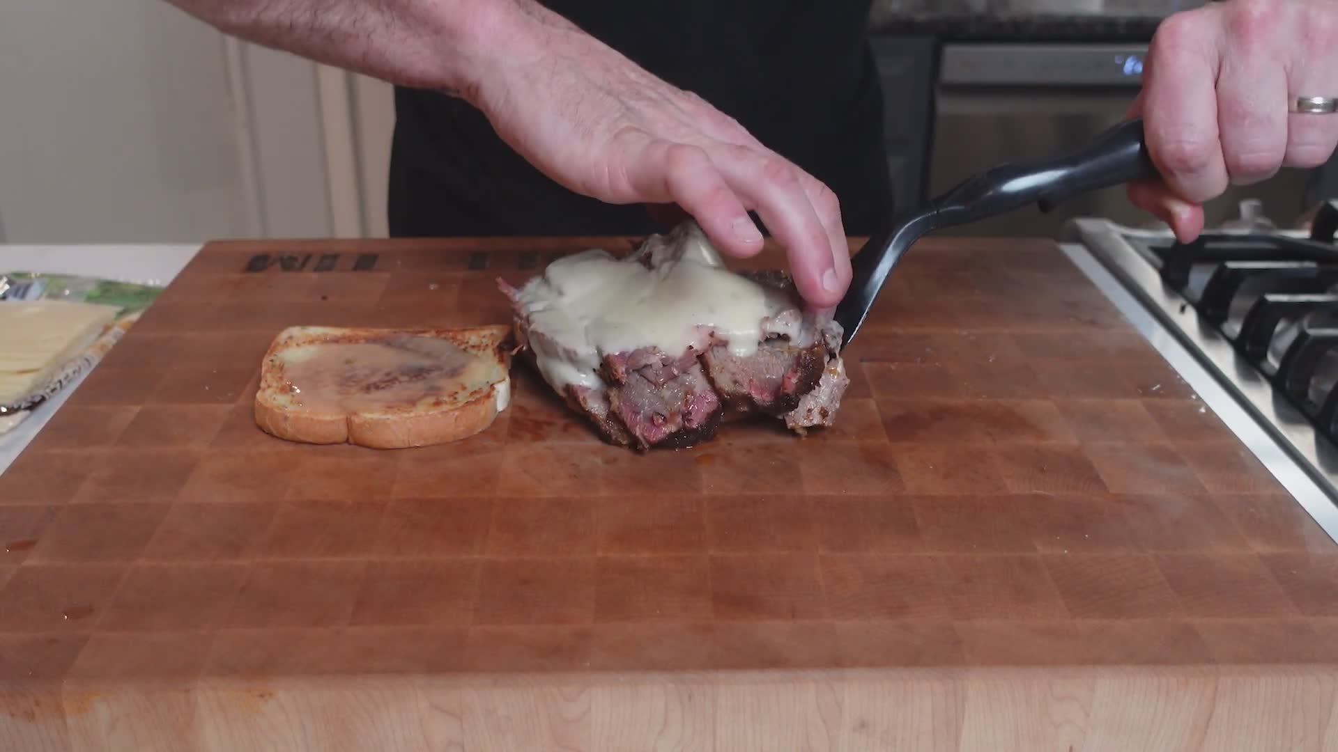 Homemade deli sandwich