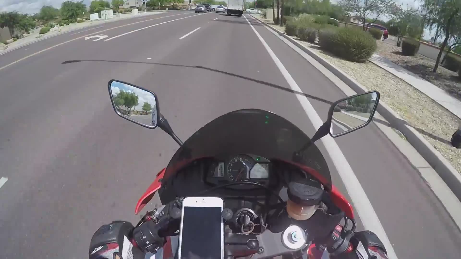 Proper wheelie execution