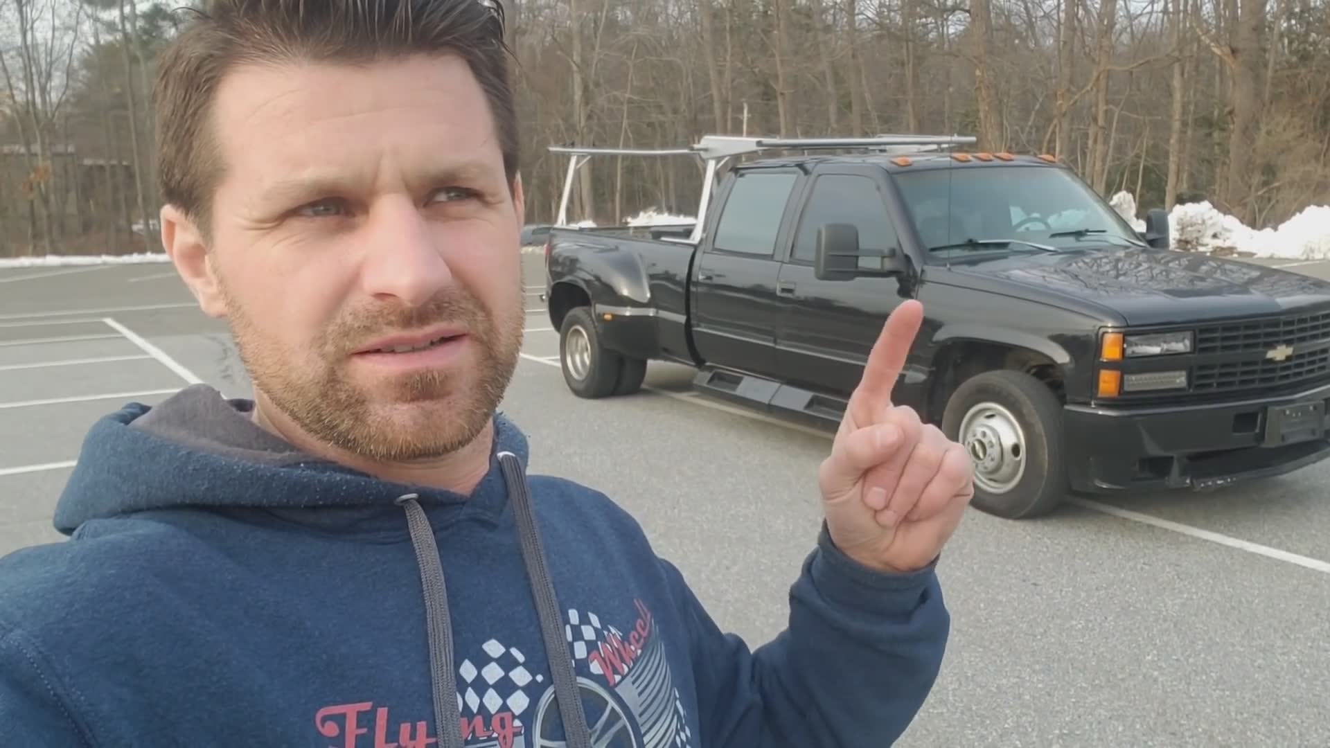 Custom Chevy square body turbo diesel dually