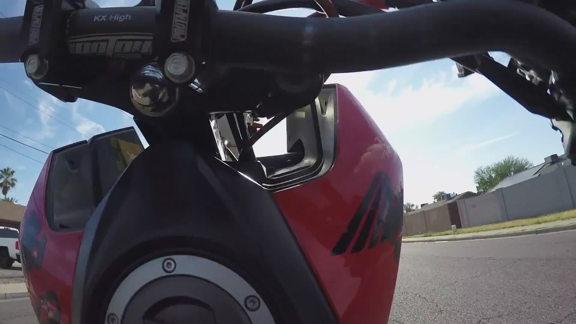 What not to do on a motorcycle