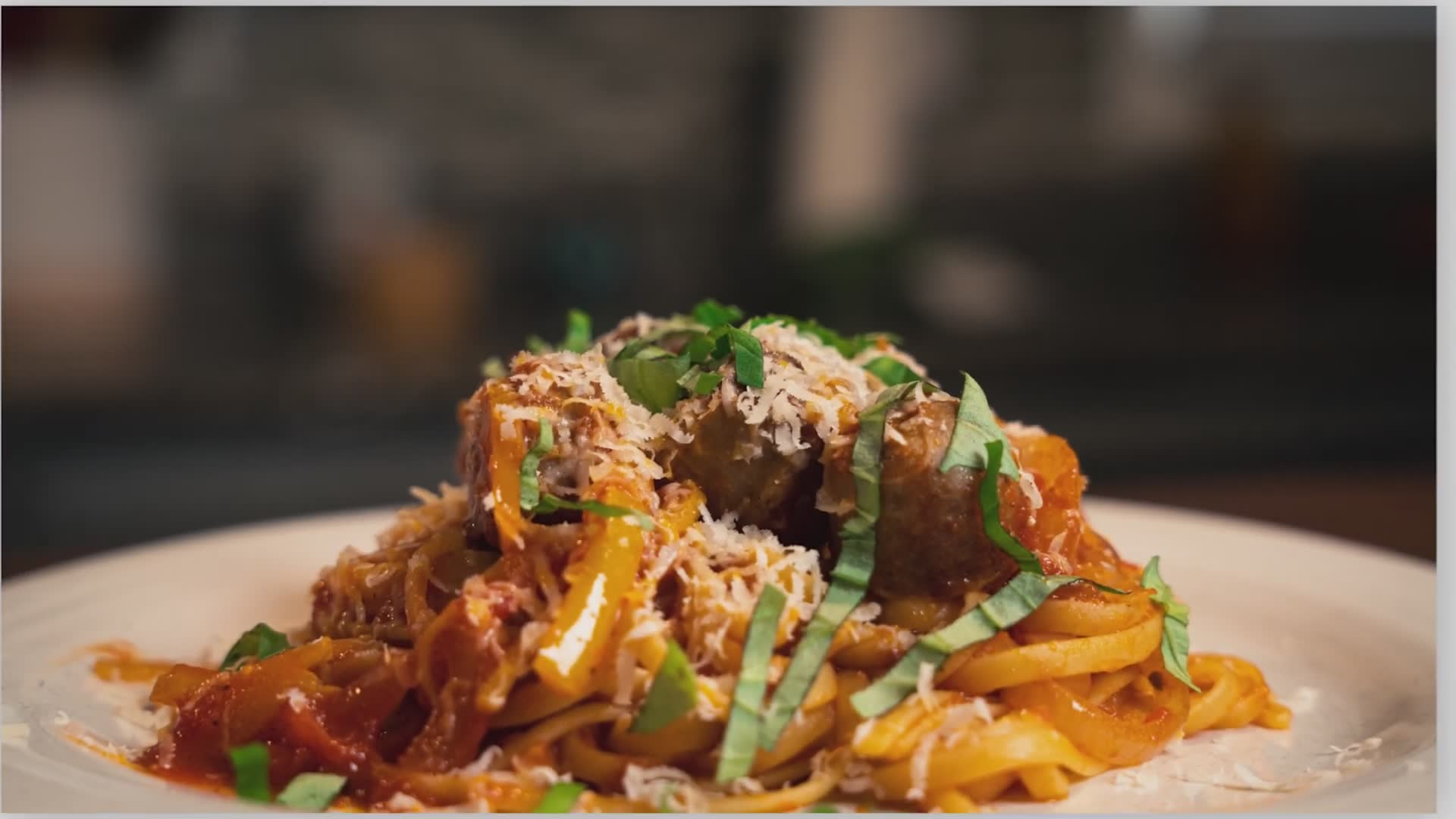 30 minute Italian sausage pasta