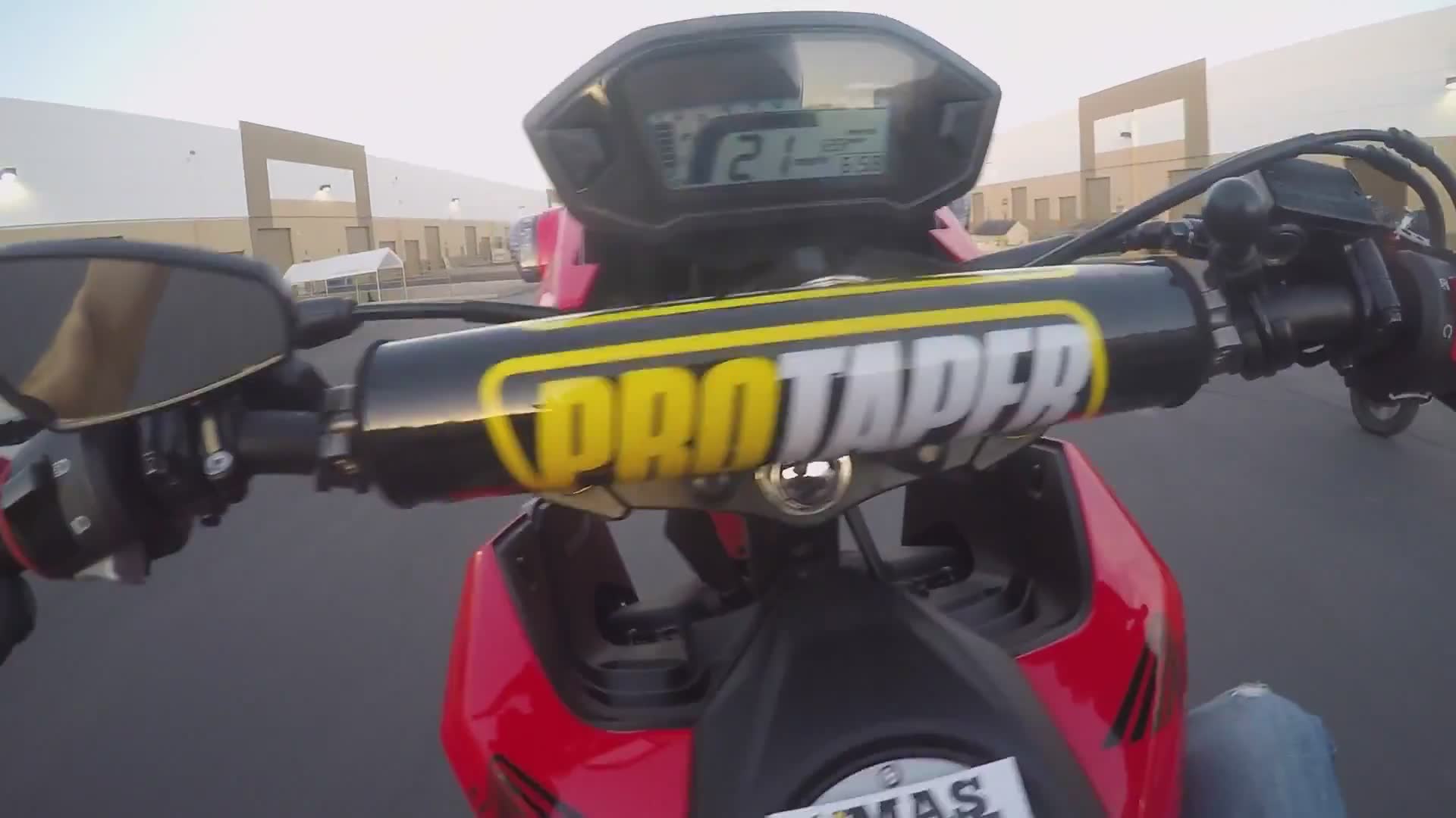 Wheelie attempt gone bad