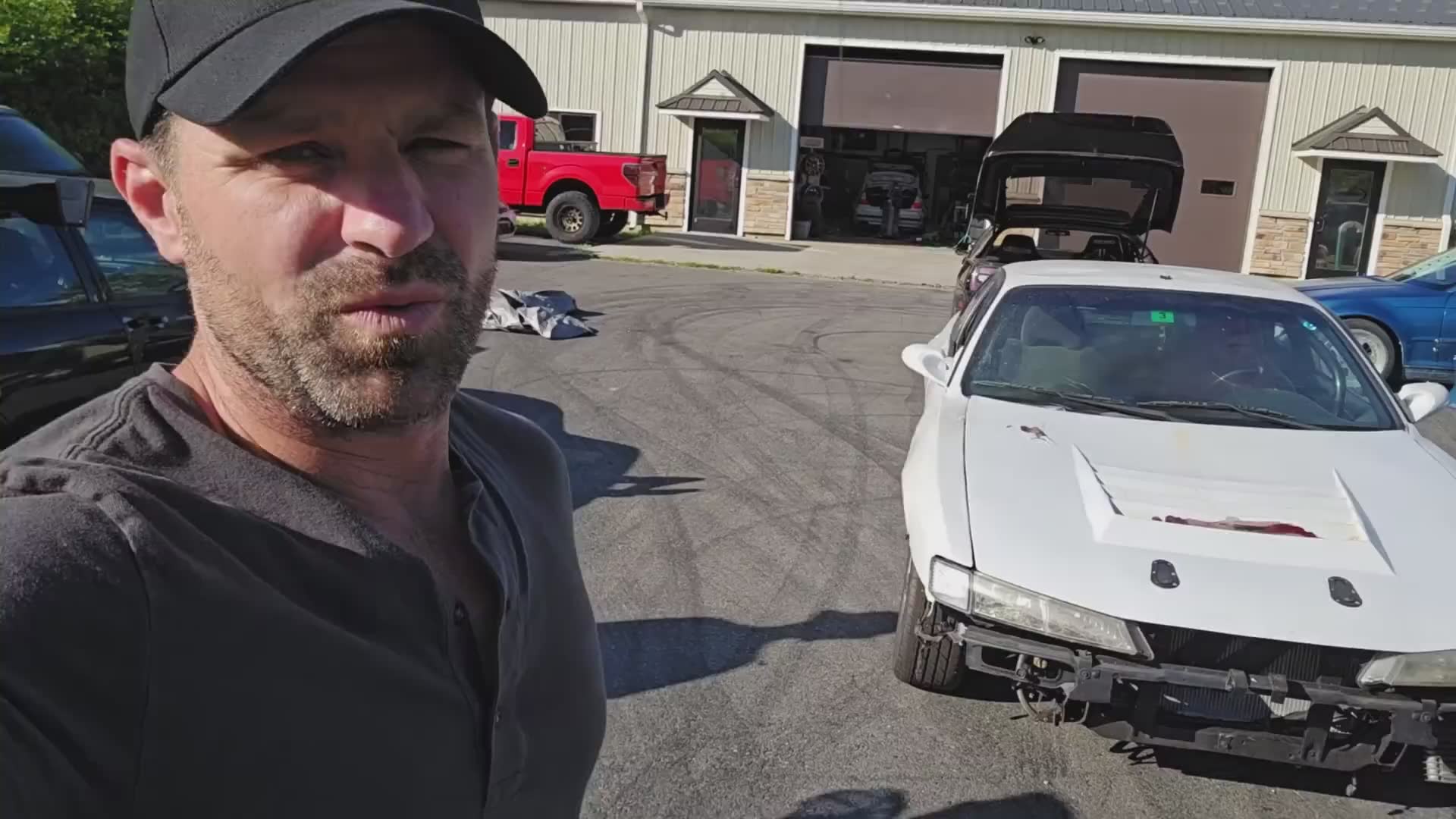 Barn find involves restoring this old Nissan 240sx with a V8 Corvette engine