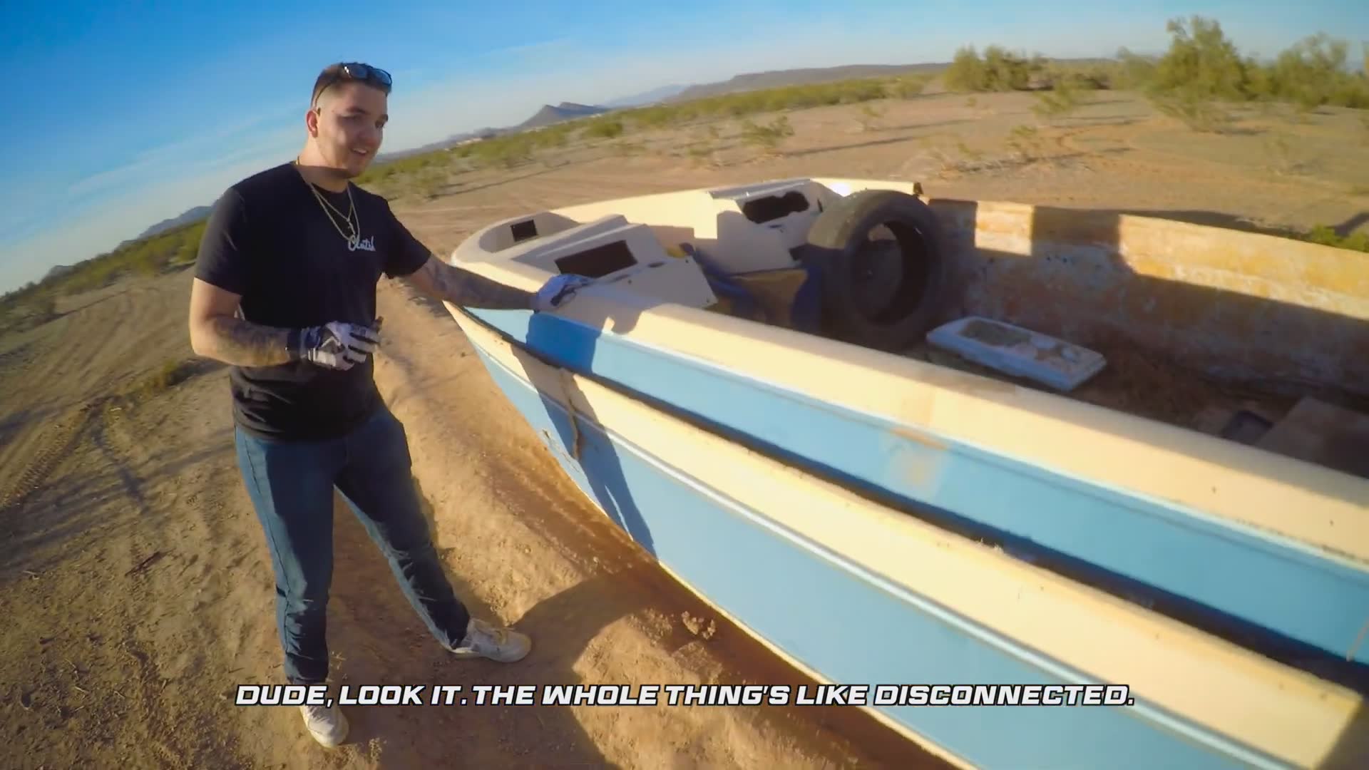 Our desert ride turned into a treasure hunt