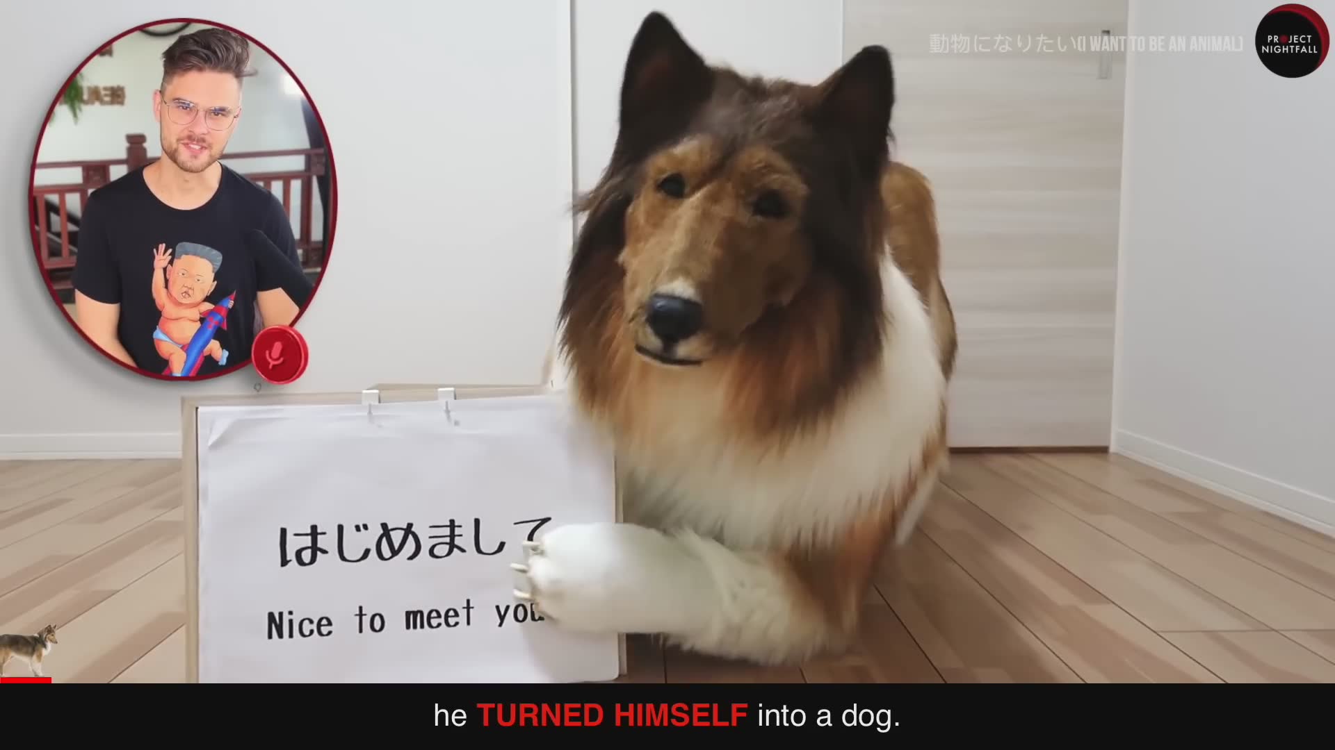 A man who turned himself into a dog