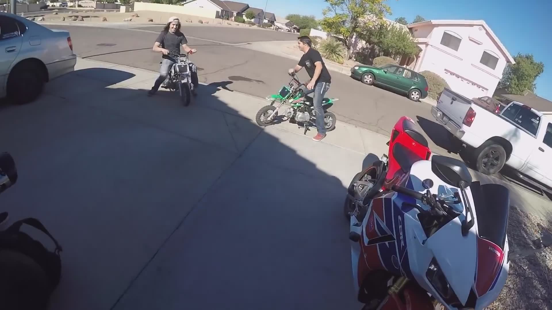 My first time on a pit bike