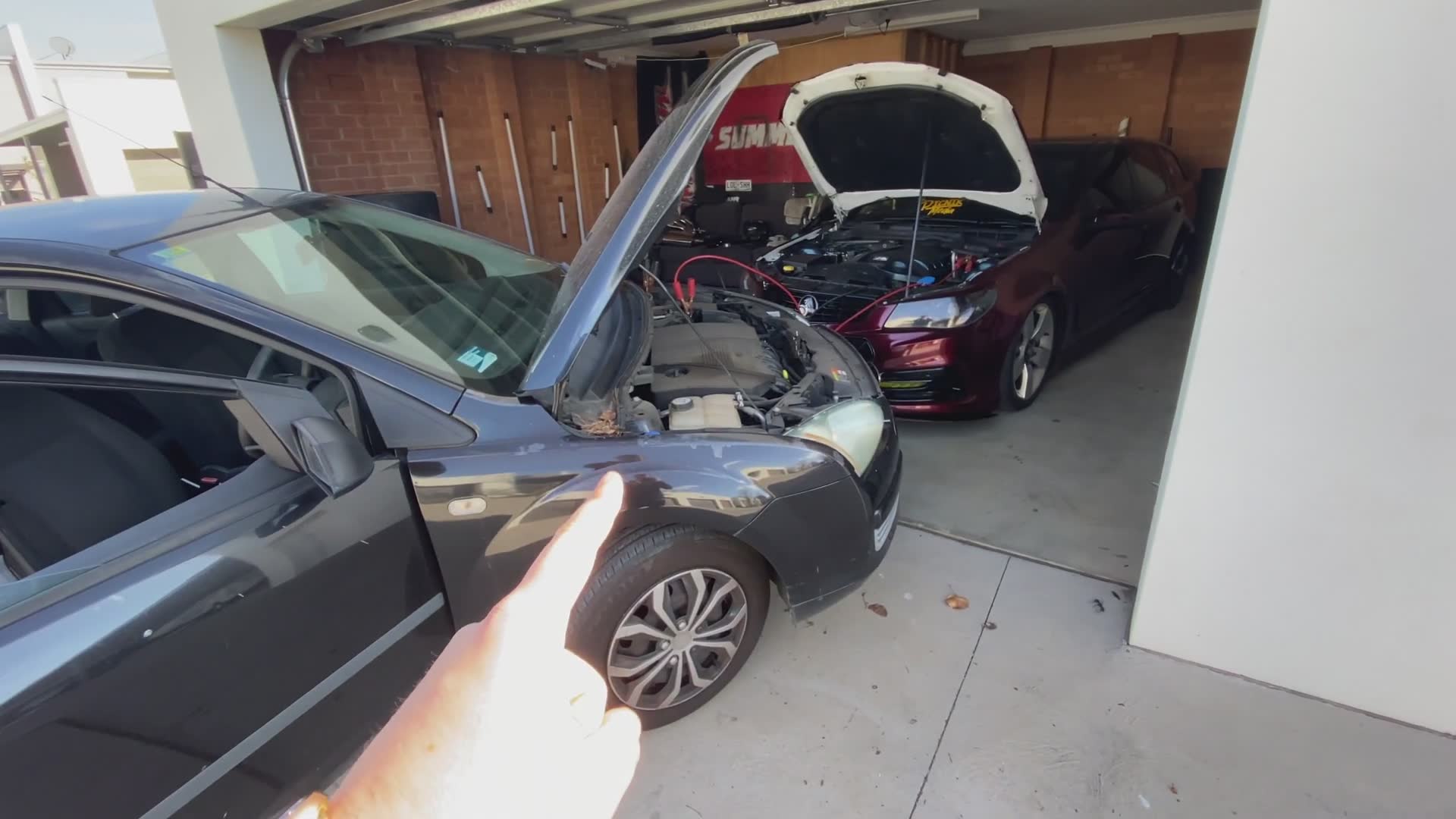 Cleaning the beast and new chrome stickers!