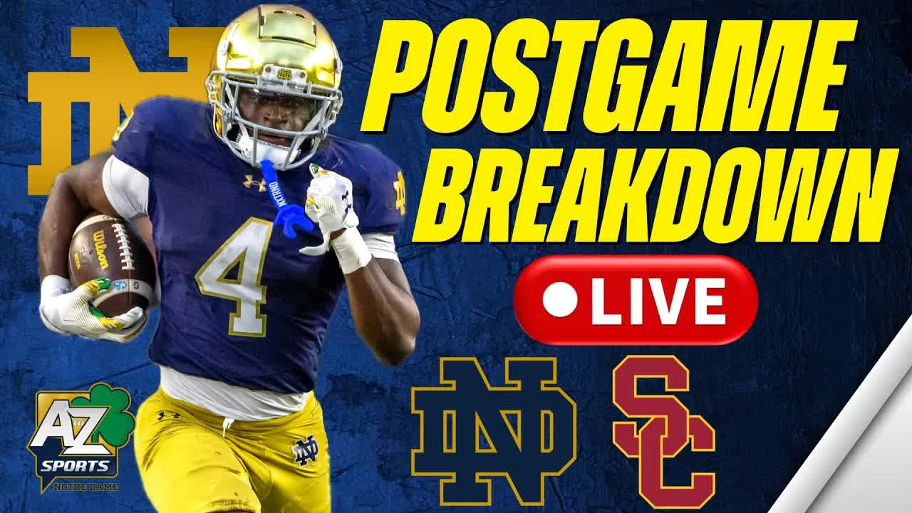 Notre Dame Game Reaction: Fighting Irish weather the storm to beat rival USC Trojans