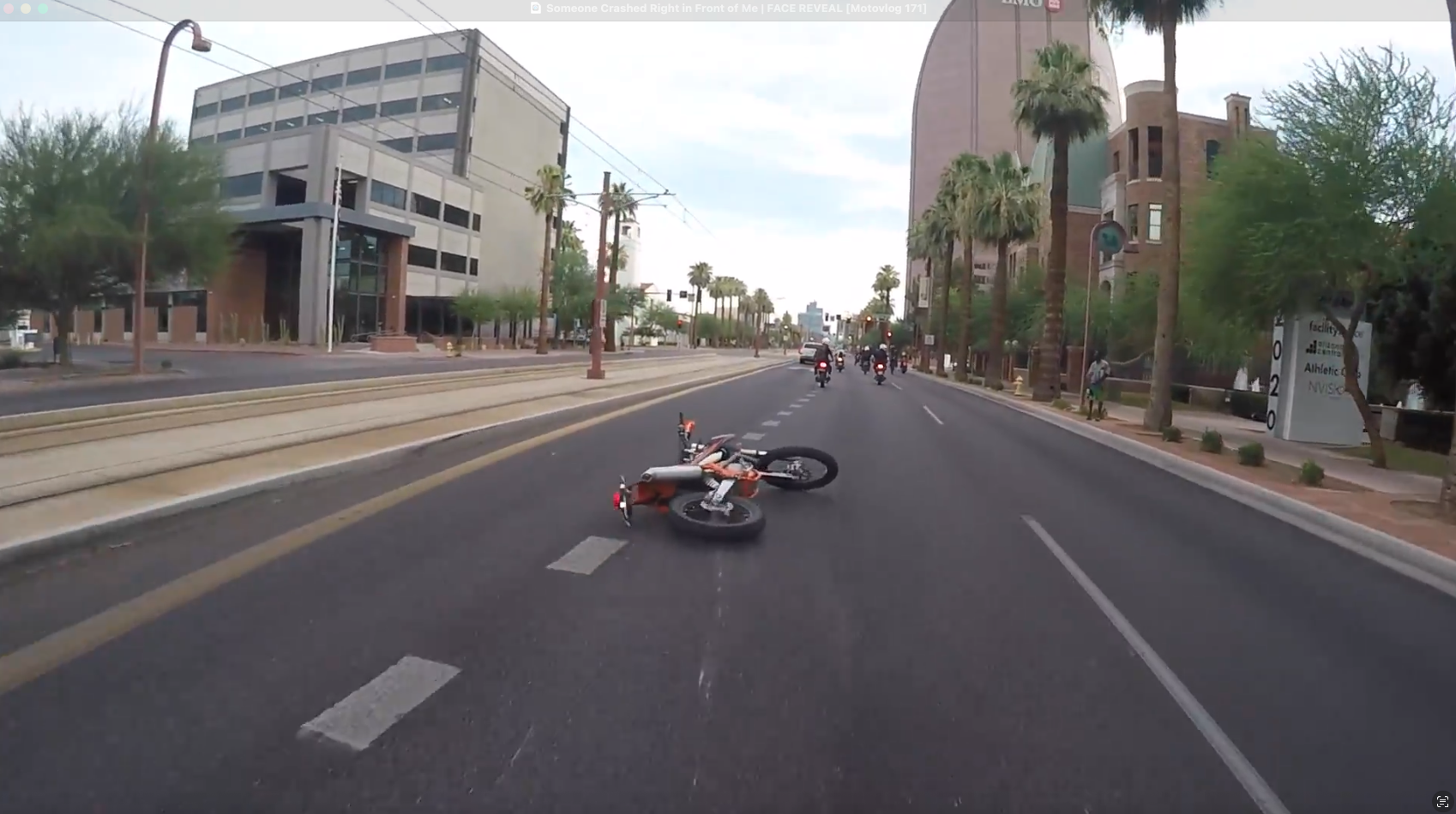 Crash happened right in front of me plus face reveal