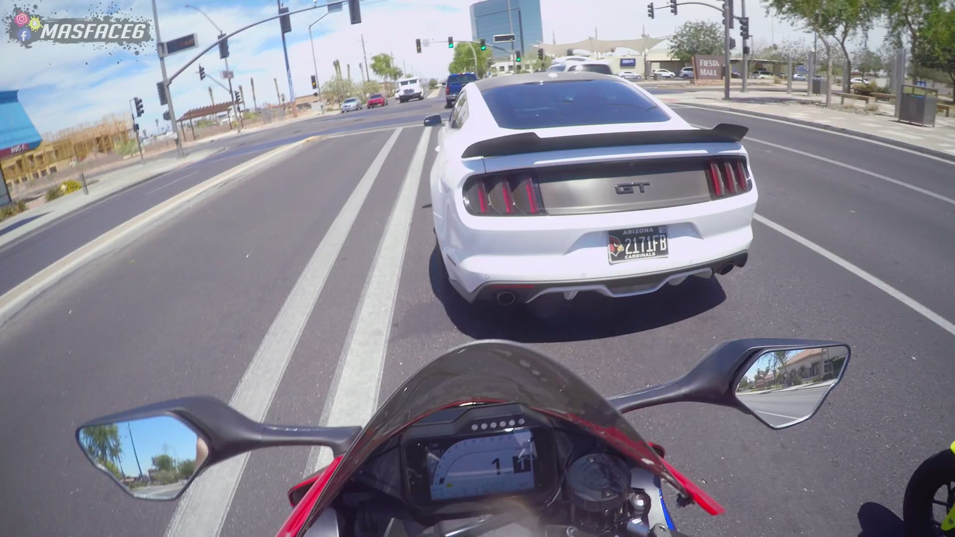 Taking the Fireblade for a test ride