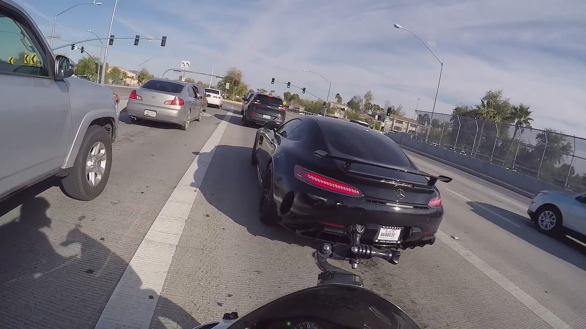 Mercedes AMG GT R spotted on ride