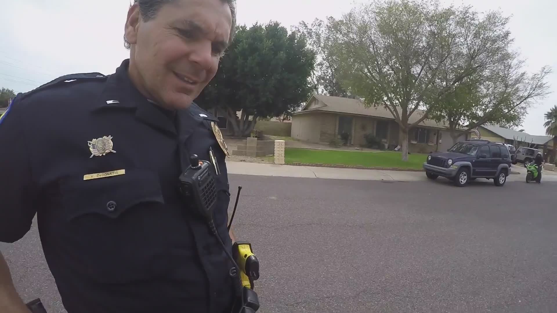 Got off with a warning from officer