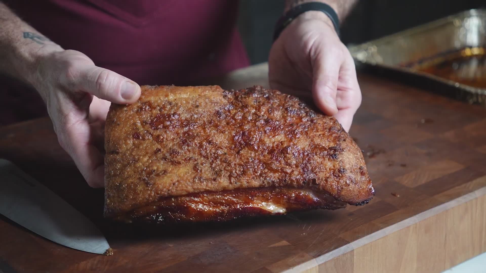 No mess pellet grill pork belly