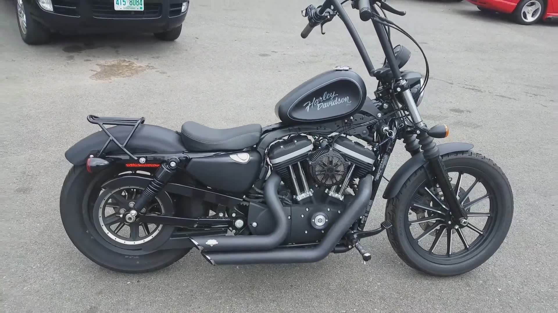 Sister's Harley iron custom bobber for sale