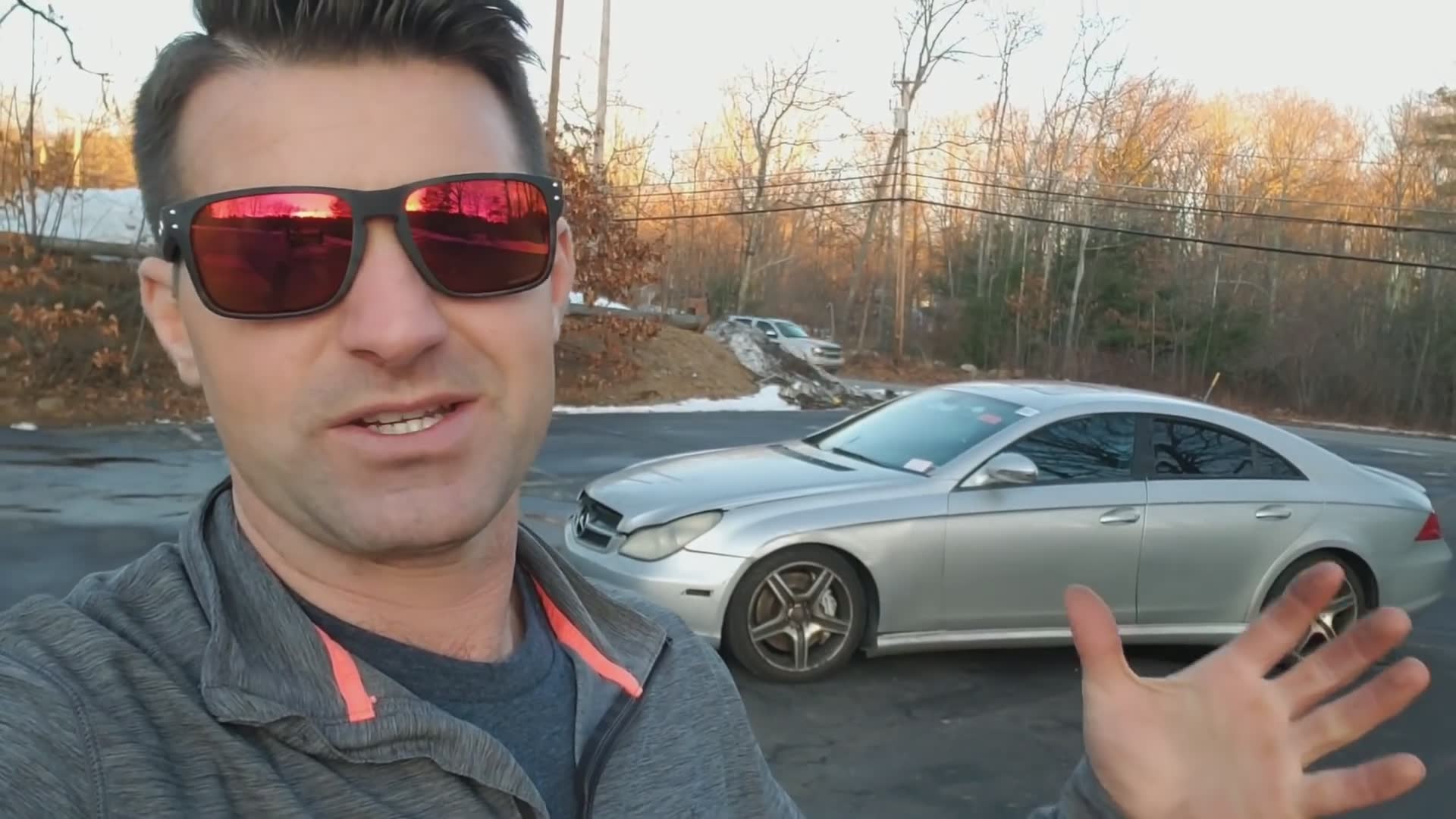 Supercharged Mercedes CLS55 AMG at auction