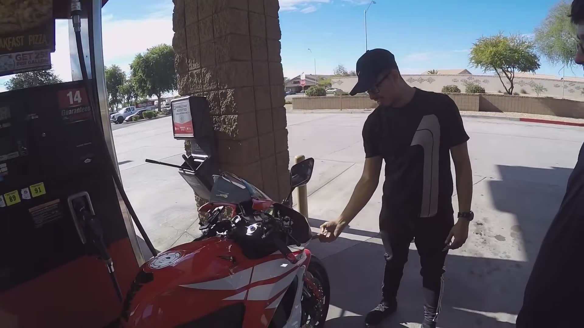 Another gas station stop for fuel