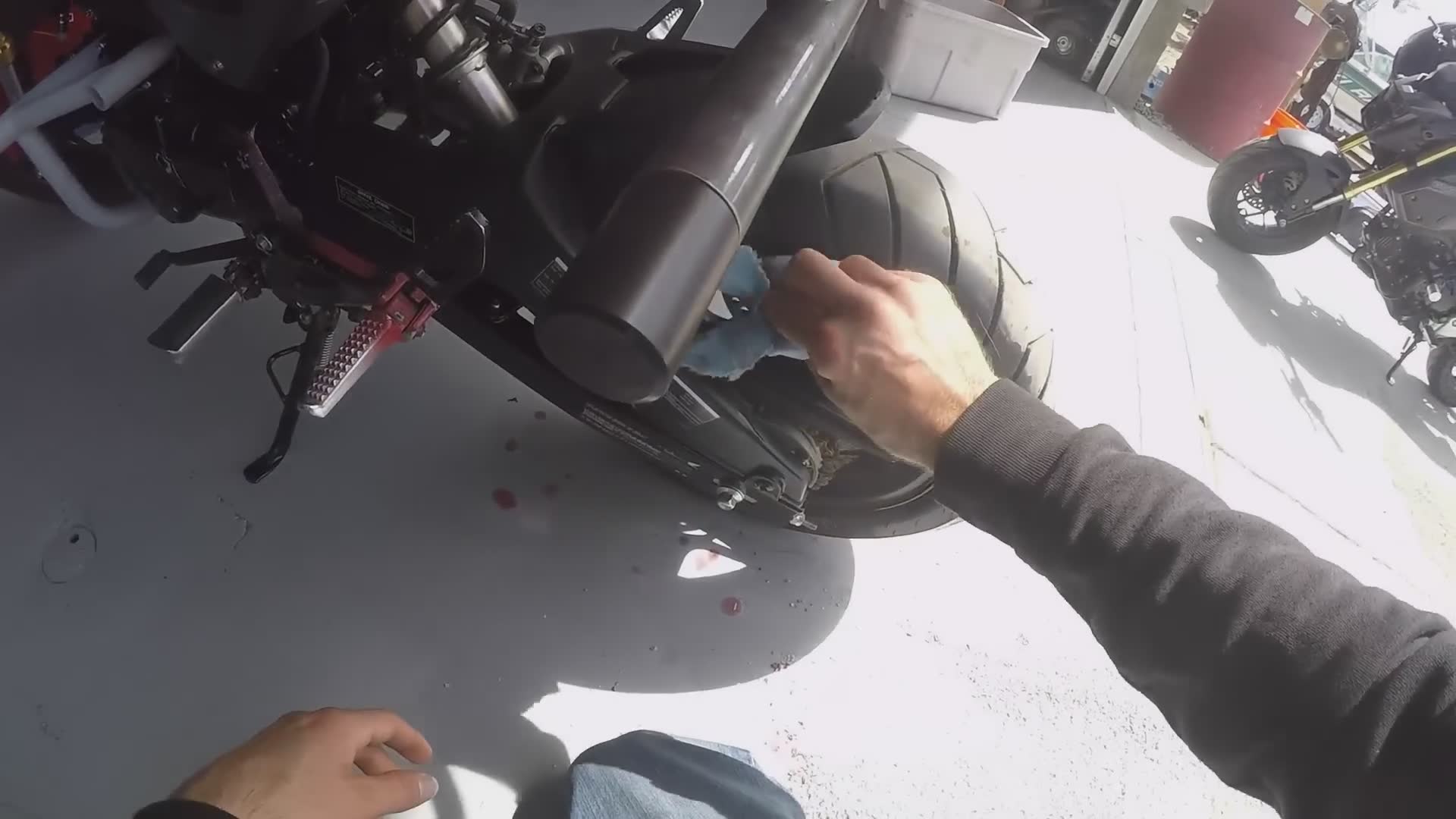 Don't do this on your motorcycle