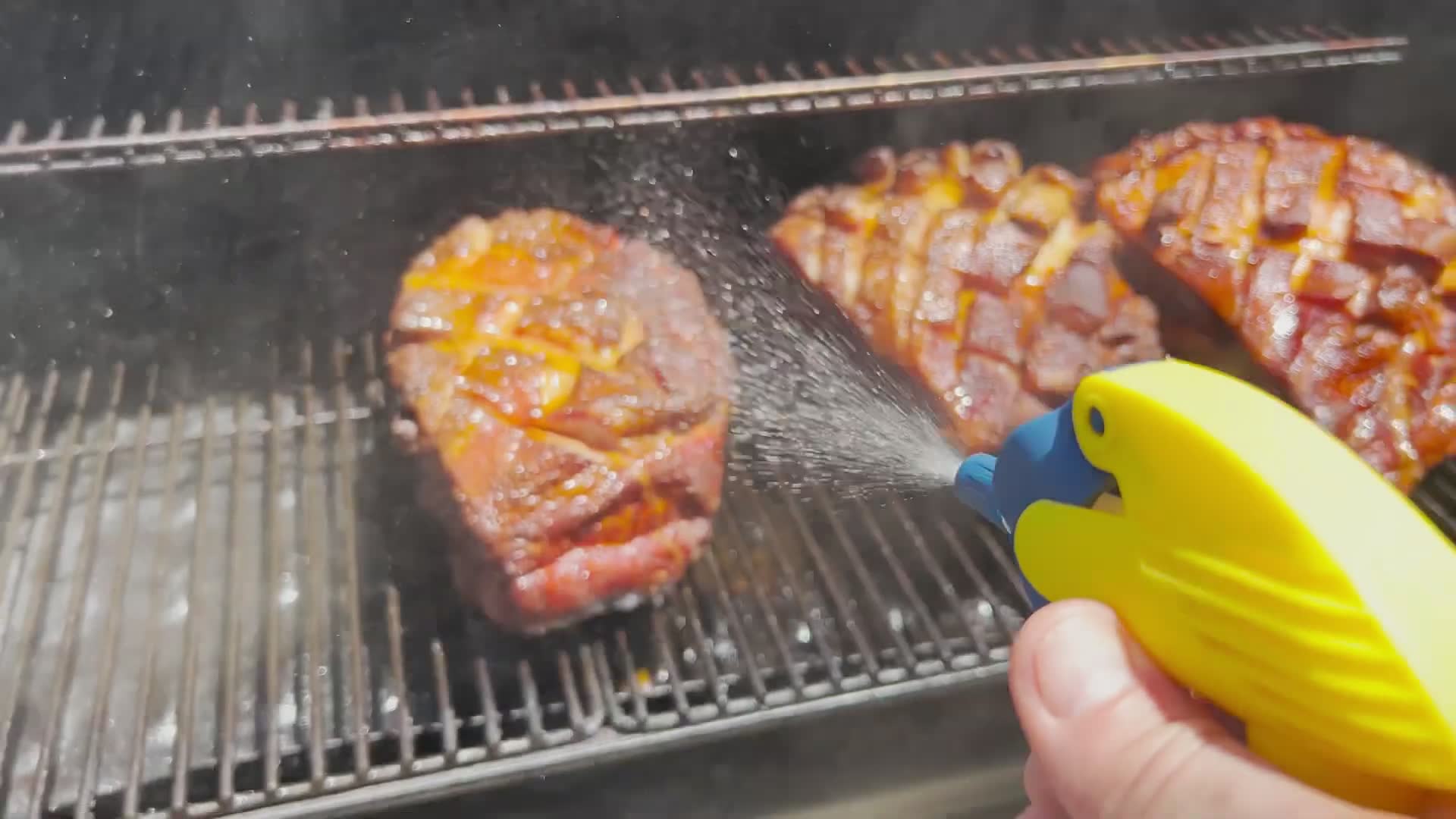 How to smoke a bone in pork butt