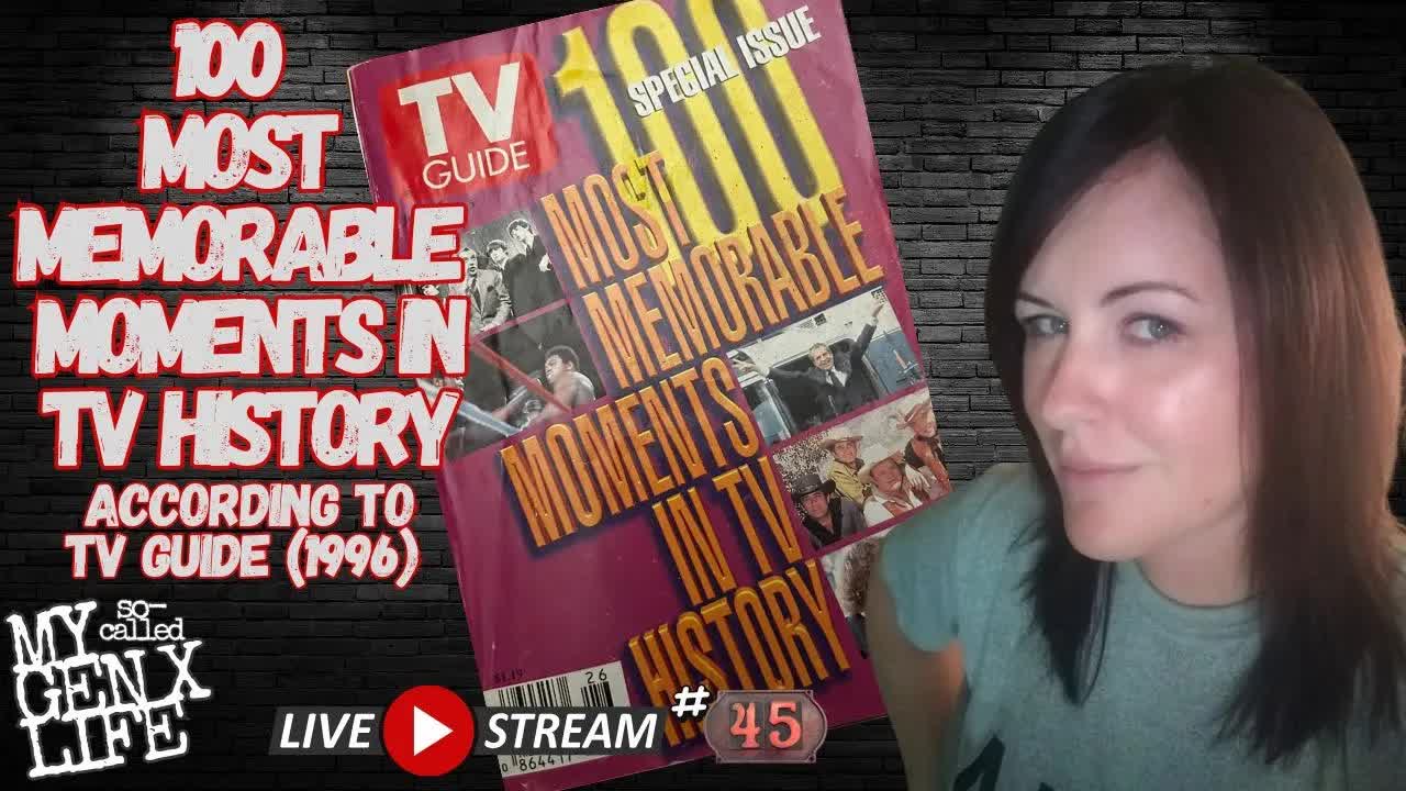 The 100 Most Memorable Moments in TV History -- Member Berries Livestream #45