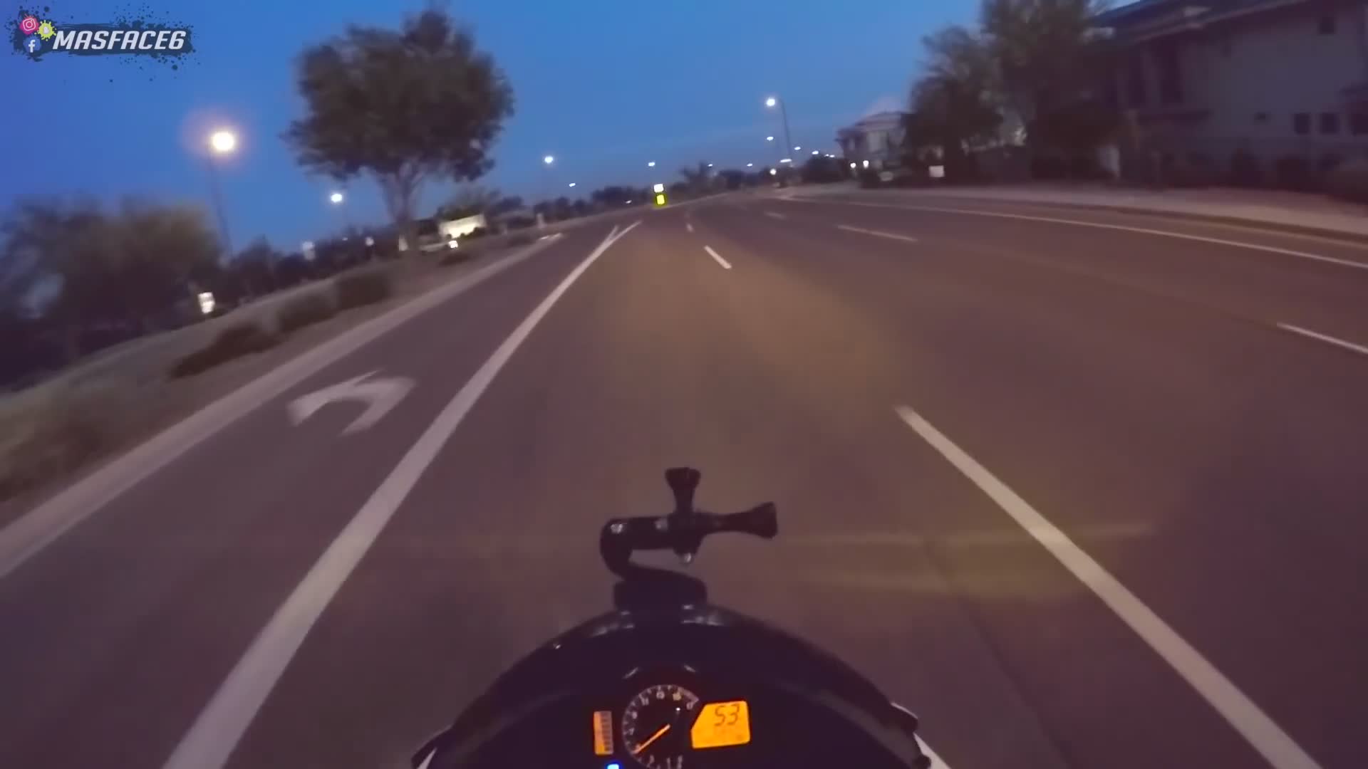 Picking up Mother's Day cards on two wheels