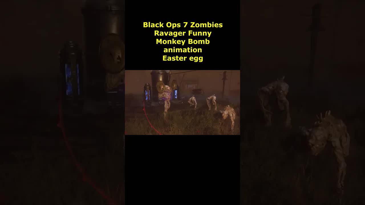 Black Ops 7 Zombies Ravager Monkey Bomb Denizen Animation Easter egg (BO7 Farm/Ashes of the Damned)