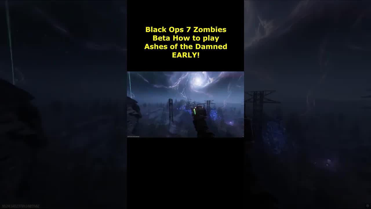 How to play Ashes of the Damned EARLY in BO7 Zombies Beta! Black Ops 7 Zombies Beta Outer Map Glitch