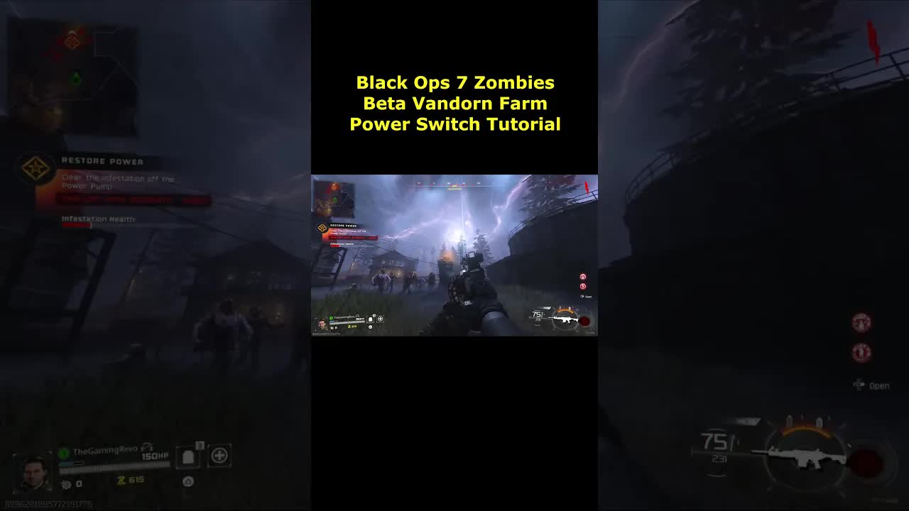 Vandorn Farm How to turn on Power & Pack-a-Punch Location Guide Black Ops 7 Zombies Beta! (BO7 Beta)