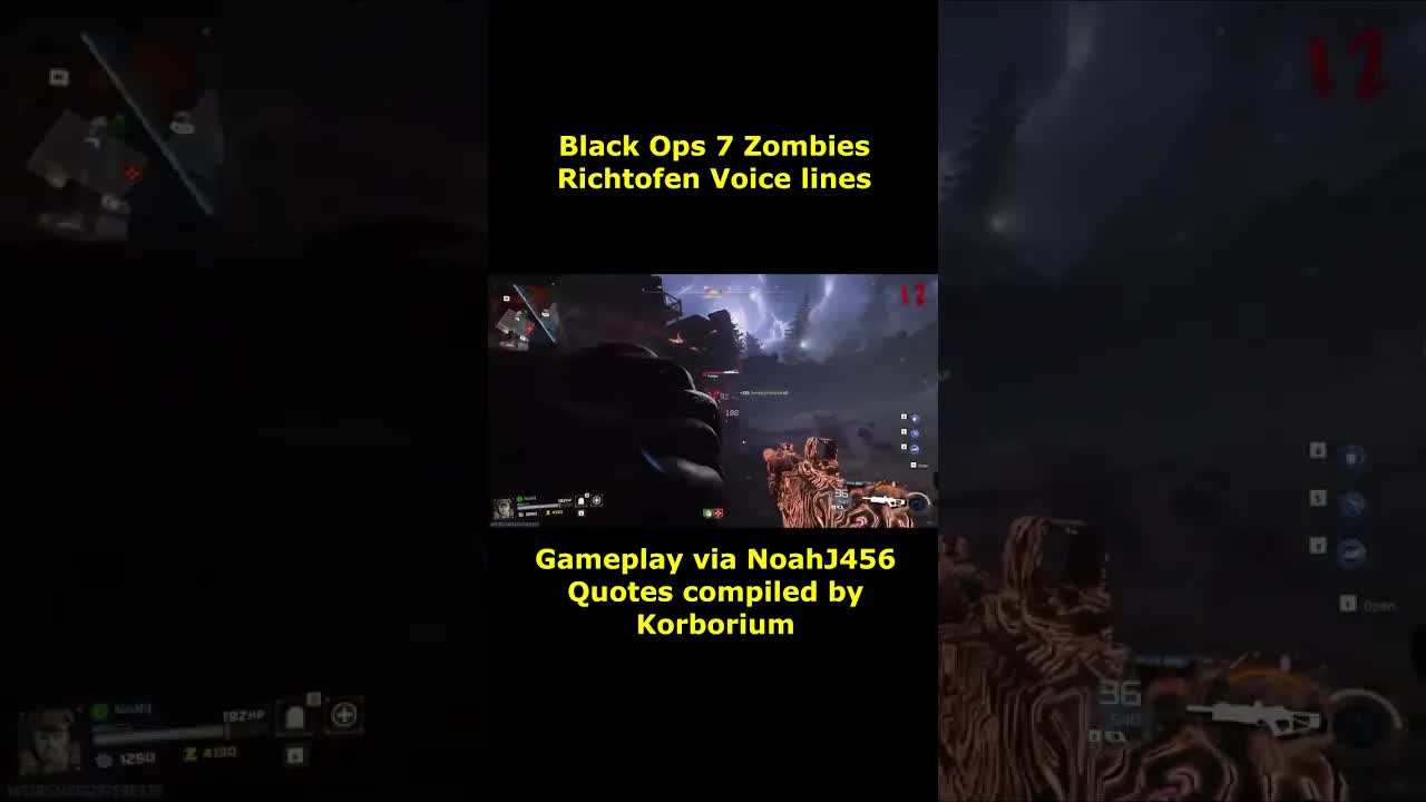 Black Ops 7 Zombies ALL Richtofen Dialogue/Quotes Gameplay Showcase! BO7 Zombies Ashes of the Damned