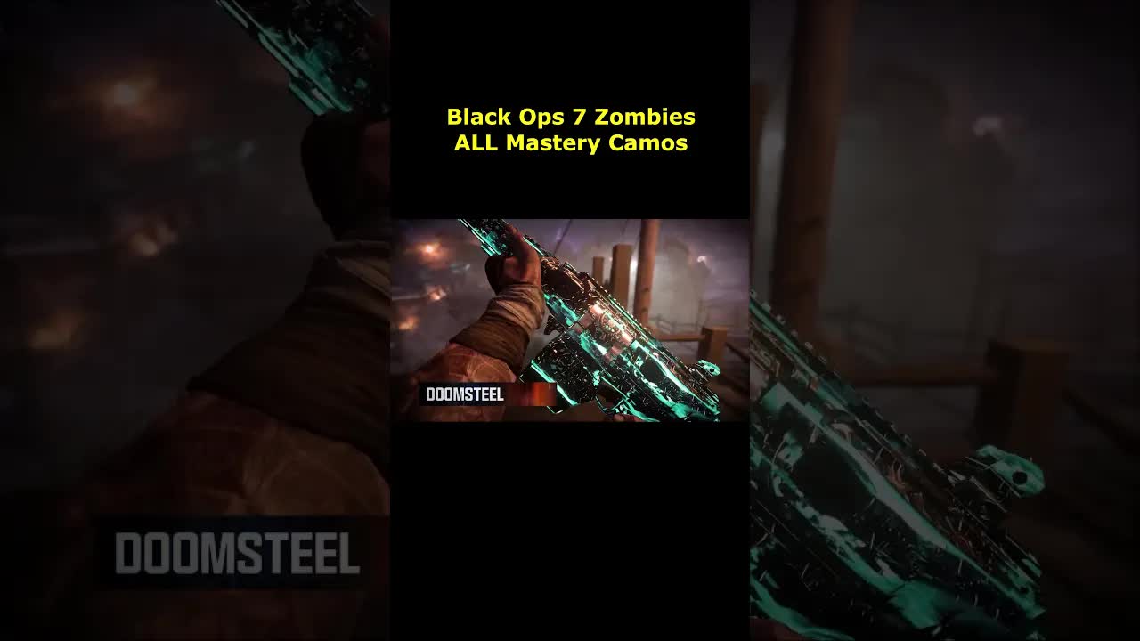 Black Ops 7 Zombies ALL Mastery Camos Gameplay (Ashes of the Damned Gameplay) Black Ops 7 Zombies