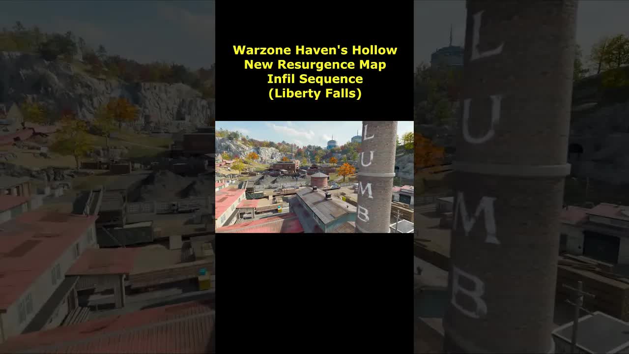 Black Ops 7 Liberty Falls Outbreak map turned into Warzone map Haven's Hollow Map Overview Gameplay