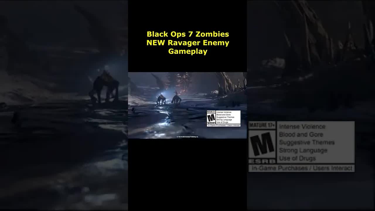 Black Ops 7 Zombies Ravager NEW Denizens Gameplay Showcase Ashes of the Damned BO7 Zombies Trailer