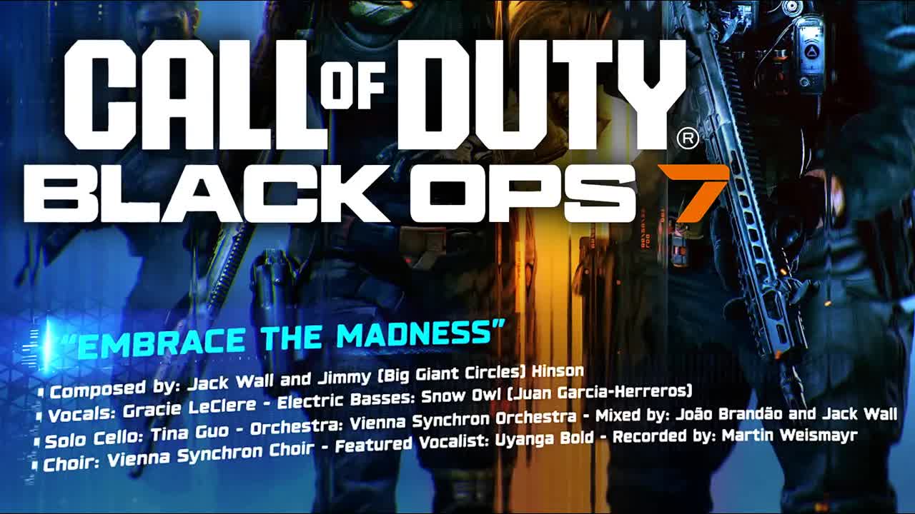 Black Ops 7 Multiplayer Main Menu Music "Embrace The Madness" Main Theme! COD BO7 Beta Menu Music