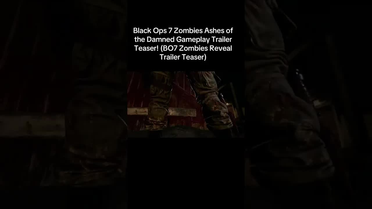 Black Ops 7 Zombies Ashes of the Damned Gameplay Trailer Teaser! (BO7 Zombies Reveal Trailer Teaser)