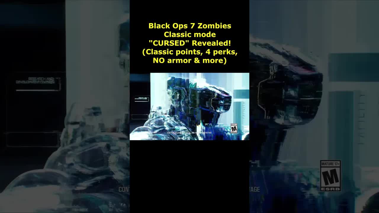 Black Ops 7 Zombies CLASSIC Mode Revealed! "Cursed" Classic points, NO Armor, 4 perks & more! BO7