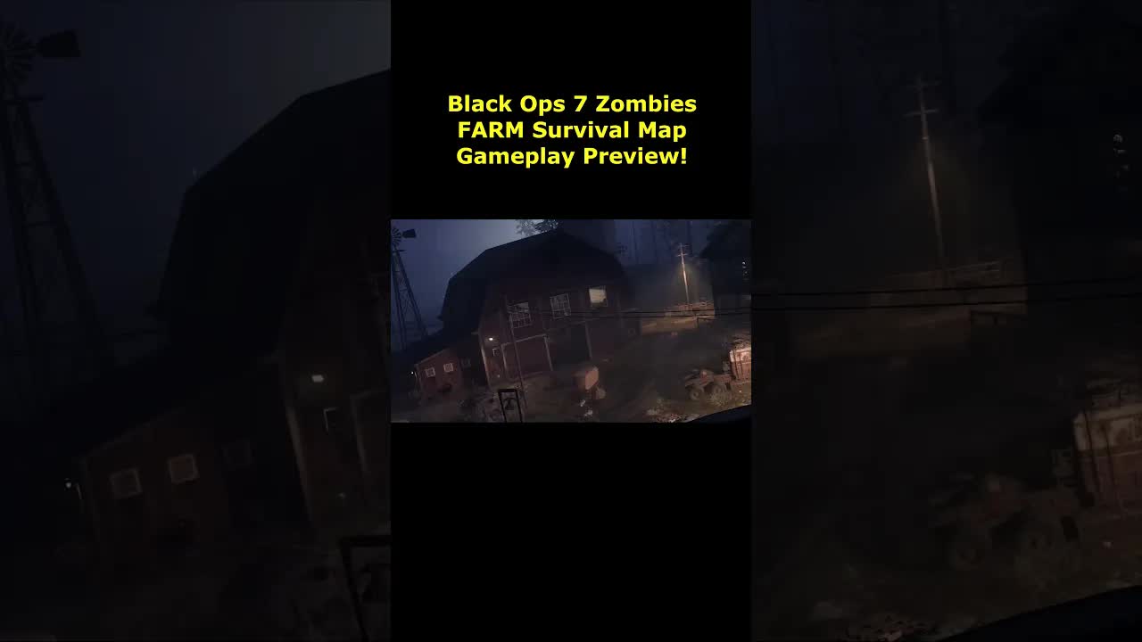 Black Ops 7 Zombies FARM Survival Map Gameplay Preview! TranZit returns! (COD BO7 Zombies Trailer)