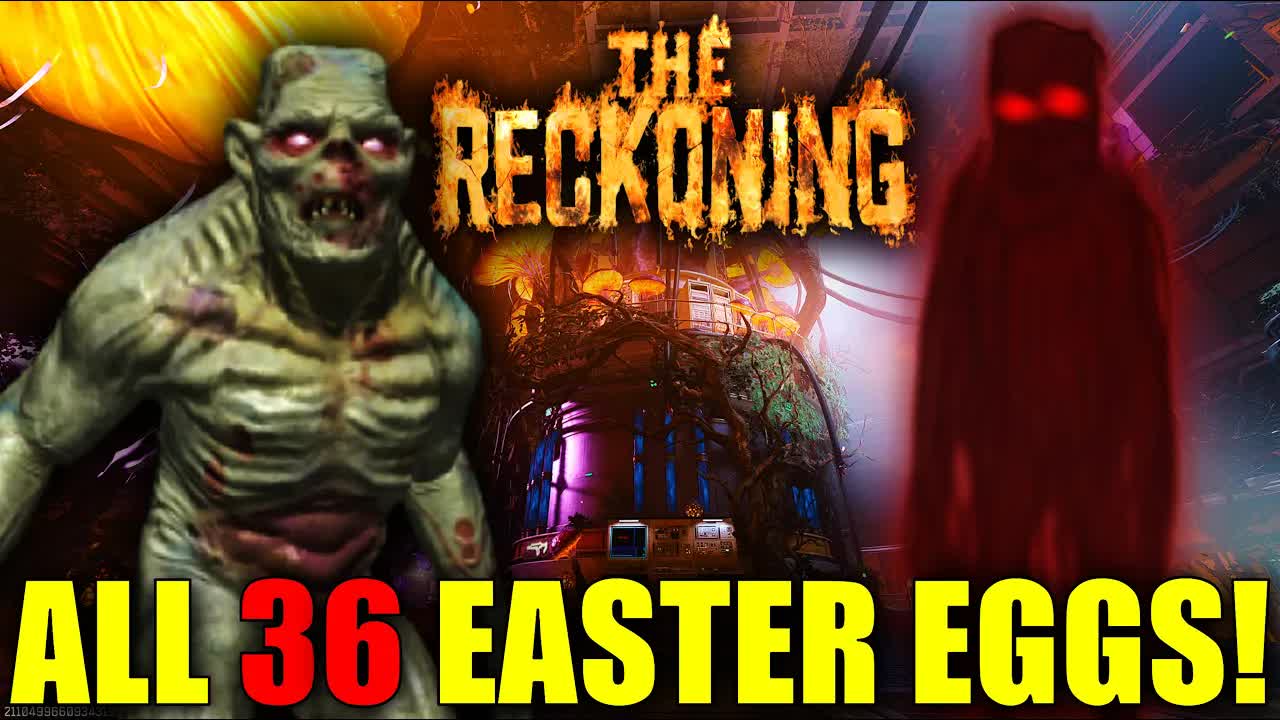 ALL 36 Reckoning Easter Eggs Guide (Complete version) Black Ops 6 Zombies Side Easter Eggs DLC 4