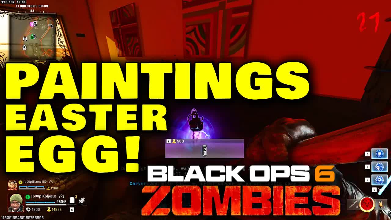 Reckoning FREE 3,000 Points Paintings Easter egg Guide (Black Ops 6 Zombies Reckoning Easter Egg)