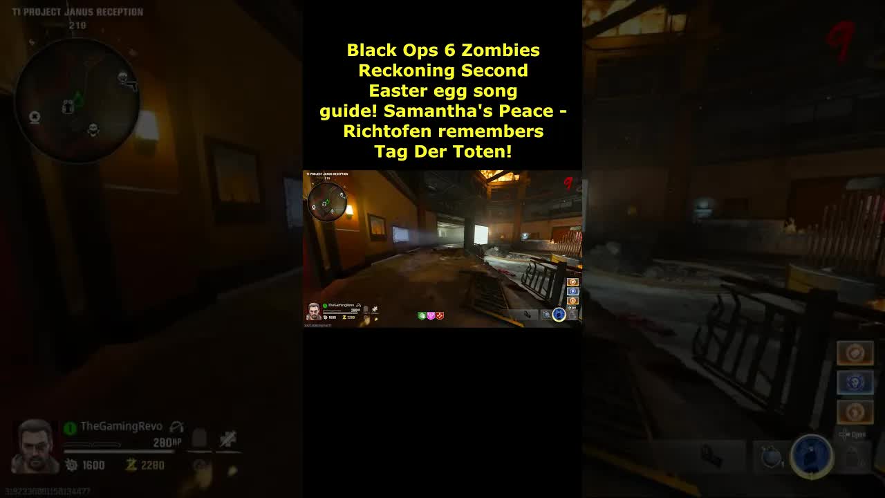 Reckoning 2nd Easter Egg Song Guide "Samantha's Peace" Richtofen REMEMBERS! (Black Ops 6 Zombies)