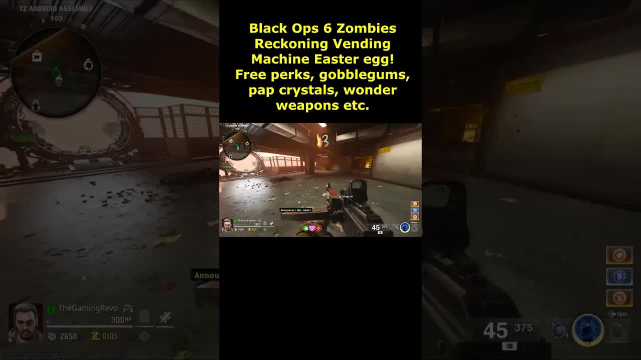 Reckoning Vending Machine Easter Egg FREE Gorgofex? Gobblegums, Perks, Pack-a-Punch! (Black Ops 6)